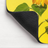 Blumen | Gelbe Sonnenblume Mousepad (Ecke)