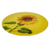 Blumen | Gelbe Sonnenblume Schneidebrett (Ecke)