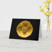 Blumen | Gelber Mohn Karte (Gelbe Blume)