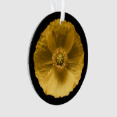 Blumen | Gelber Mohn Ornament (Vorderseite)