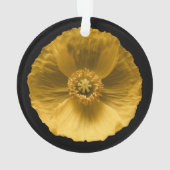 Blumen | Gelber Mohn Ornament (Rückseite)