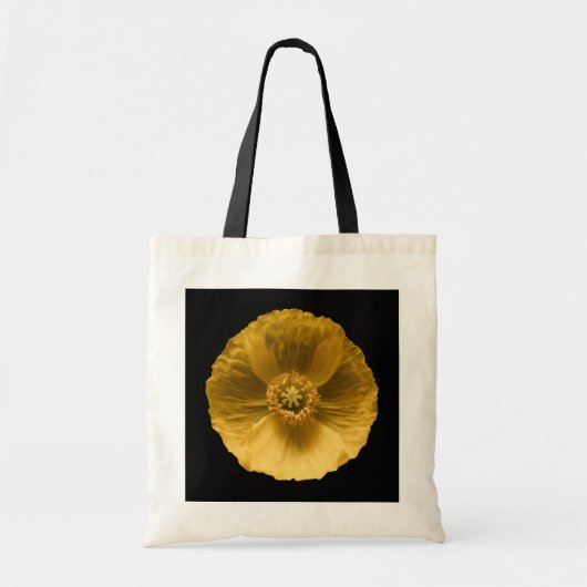 Blumen | Gelber Mohn Tragetasche (Vorne)