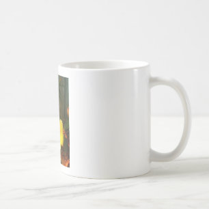 Blumen-gelbes Kakao-Strand jGibney 2014 das MUSEUM Kaffeetasse
