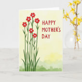 Blumen Gelbes Muster Karte (Gelbe Blume)