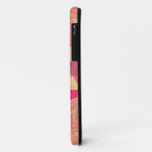 Blumen geometrisches Muster Case-Mate iPhone Hülle (Hinten/Links)