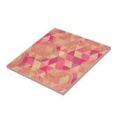 Blumen geometrisches Muster Fliese (Seite)