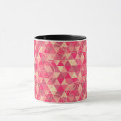 Blumen geometrisches Muster Tasse (Zentrum)