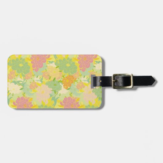 Blumen Gepäckanhänger (Vorderseite horizontal)