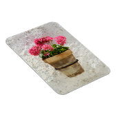 Blumen | Geranium in Blume in Pot Magnet (Rechte Seite)