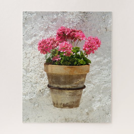 Blumen | Geranium in Blume in Pot Puzzle (Vertikal)