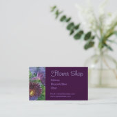 BLUMEN-GESCHÄFT durch SHARON SHARPE Visitenkarte (Stehend Vorderseite)