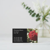 Blumen-Geschäfts-Karten Visitenkarte (Stehend Vorderseite)