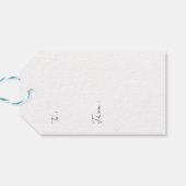 Blumen Geschenkanhänger (Rückseite Horizontal)