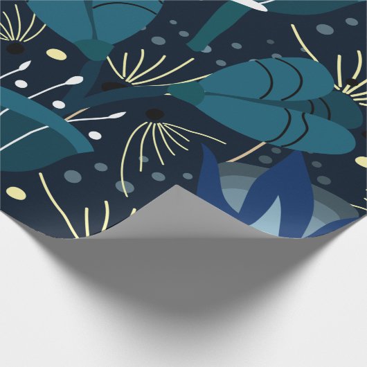 Blumen Geschenkpapier (Ecke)