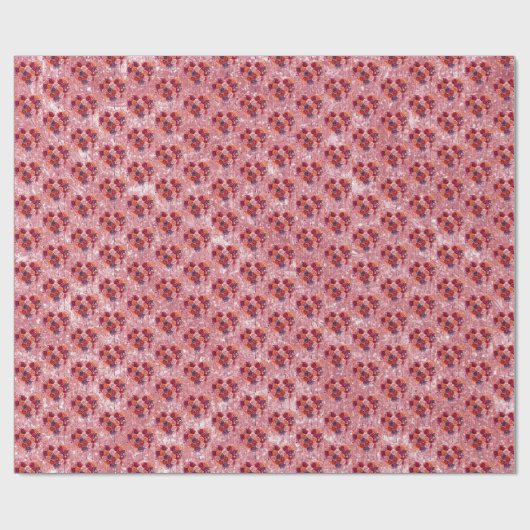 Blumen Geschenkpapier (Flach)