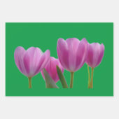 Blumen Geschenkpapier Bogen Set (Vorderseite 2)