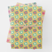 Blumen Geschenkpapier Set (Beispiel)