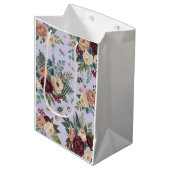 Blumen-Geschenktasche Mittlere Geschenktüte (Vorderseite Schrägansicht)