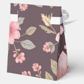 Blumen-Geschenktüte Geschenkschachtel (Rückseite)