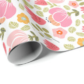 Blumen-Geschenkverpackungspapierrolle Geschenkpapier (Rolleneckpunkt)