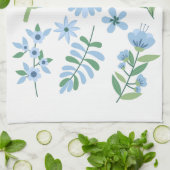 Blumen Geschirrtuch (Gefaltet)
