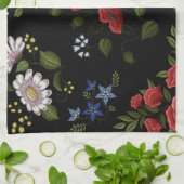 Blumen Geschirrtuch (Gefaltet)