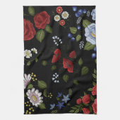 Blumen Geschirrtuch (Vertikal)