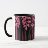 Blumen, gestreift, retro tasse (Links)