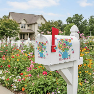 Blumen gießen Briefkasten Aufkleber