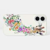 Blumen-Giraffe-iPhone-Hülle iPhone 16 Hülle (Rückseite (Horizontal))