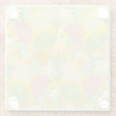 Blumen Glasuntersetzer (Rückseite)