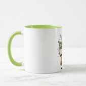 Blumen-Gnom-Kaffeetasse Tasse (Links)