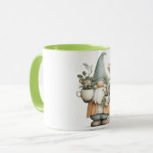 Blumen-Gnom-Kaffeetasse Tasse (Vorderseite Links)