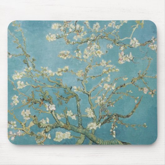 Blumen Gogh Niederlassungs-Mandel-Blüten-Natur Mousepad (Vorne)