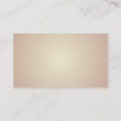 Blumen-Gold-Band-Schnitt Visitenkarte (Rückseite)