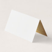 Blumen | Golden Visitenkarten (Rückseite)