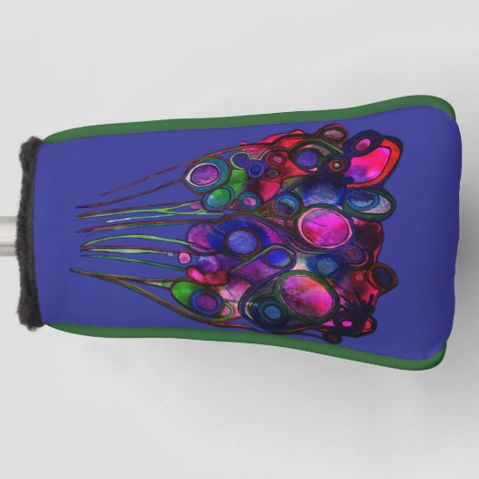 Blumen Golf Headcover (Vorderseite)
