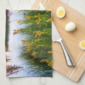 Blumen | Grand Teton National Park, Wyoming Geschirrtuch (Viertel Falte)