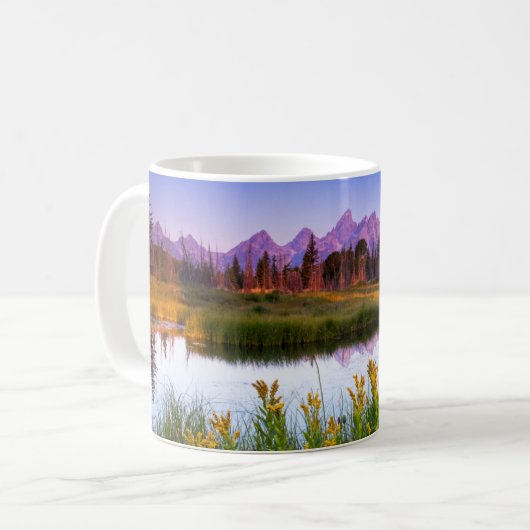 Blumen | Grand Teton National Park, Wyoming Kaffeetasse (Vorderseite Links)