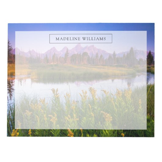 Blumen | Grand Teton National Park, Wyoming Notizblock (Vorderseite)