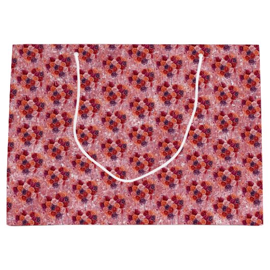 Blumen Große Geschenktüte (Vorderseite)