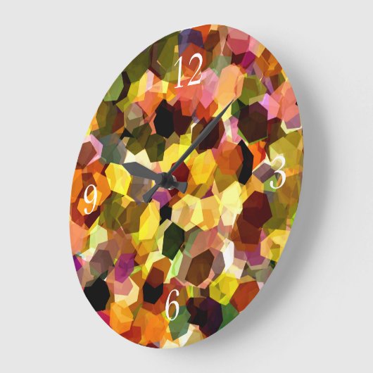 BLUMEN GROßE WANDUHR (Winkel)