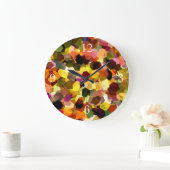 BLUMEN GROßE WANDUHR (Zuhause)