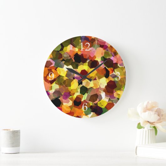 BLUMEN GROßE WANDUHR (Zuhause)