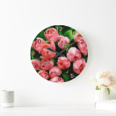 Blumen Große Wanduhr (Zuhause)
