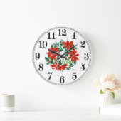 Blumen Große Wanduhr (Zuhause)