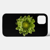 Blumen | Grünes Chrysanthemum Case-Mate iPhone Hülle (Rückseite (Horizontal))