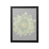 Blumen | Grünes Chrysanthemum Notizblock (Rotiert)