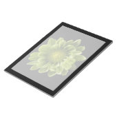Blumen | Grünes Chrysanthemum Notizblock (angewinkelt)