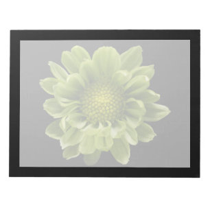 Blumen Grünes Chrysanthemum Notizblock
